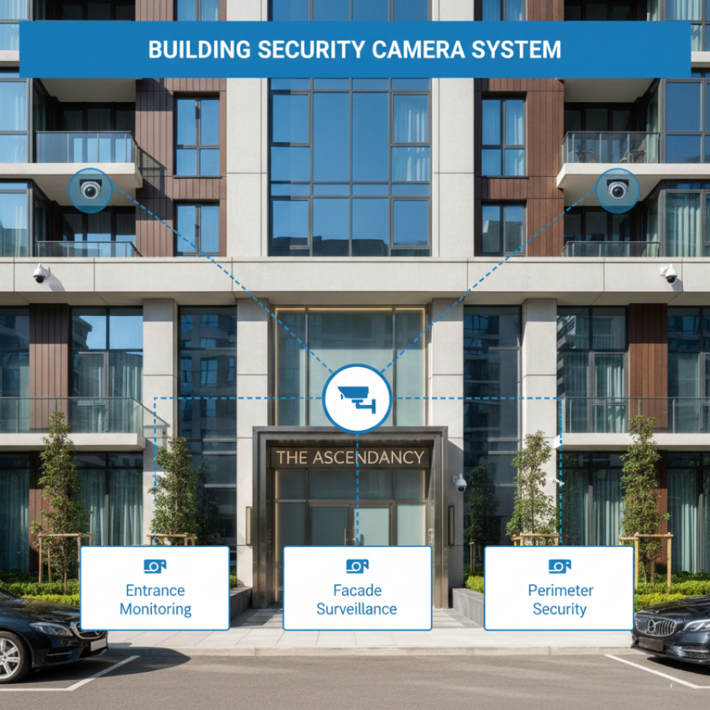 Different types of security cameras for identification recognition detection and monitoring views