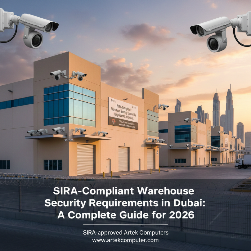 SIRA compliance warehouse Dubai security cameras installation