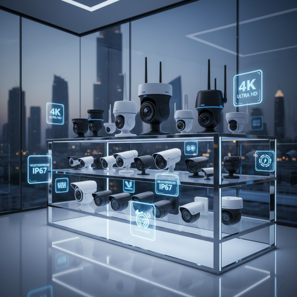 CCTV cameras and surveillance systems from top distributor in Dubai