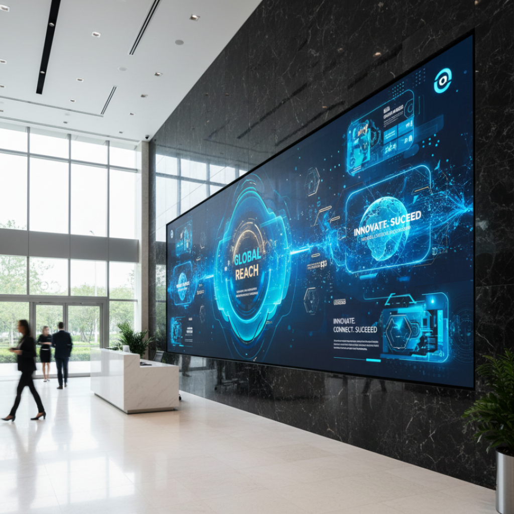AV systems Dubai digital signage video wall
