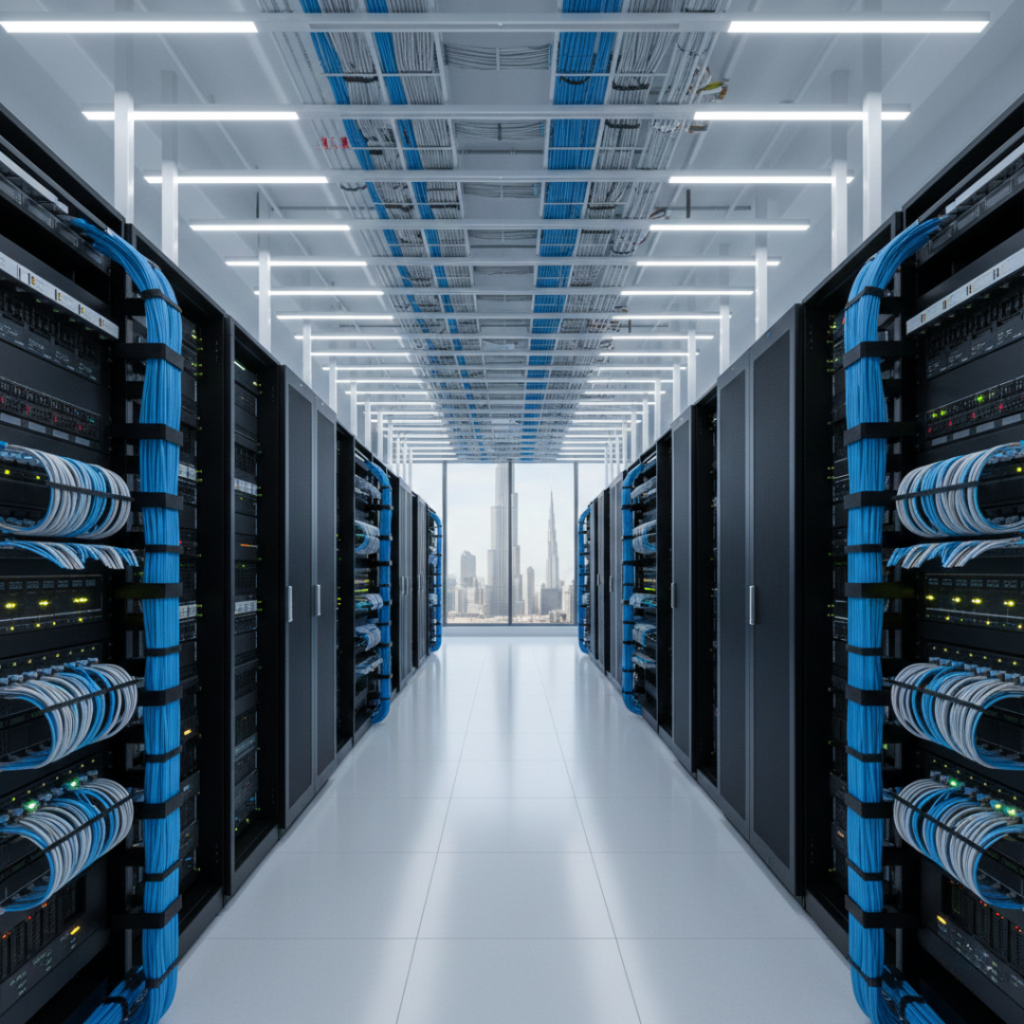 ELV systems Dubai data center structured cabling